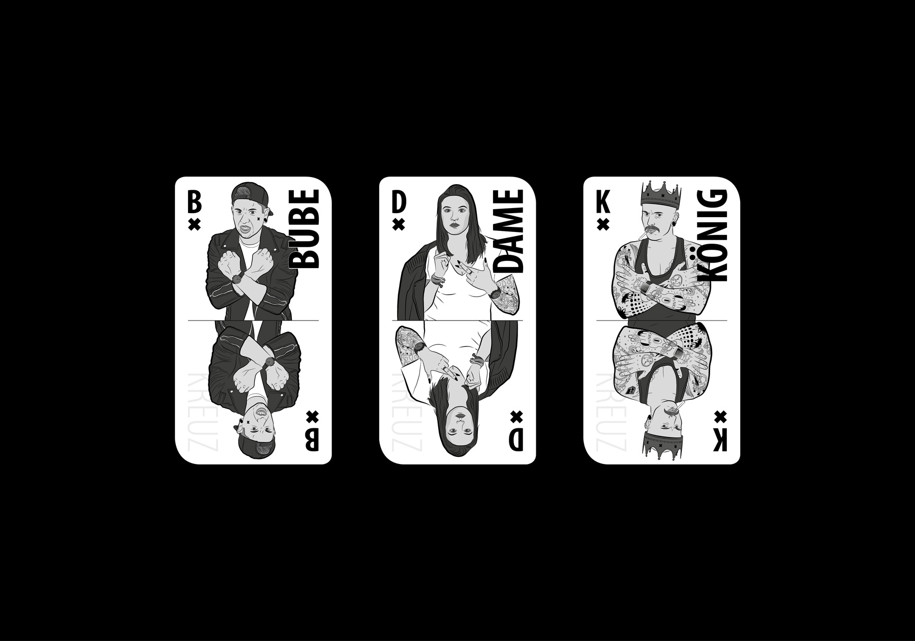 ELCARDO – 55 Moderne Spielkarten